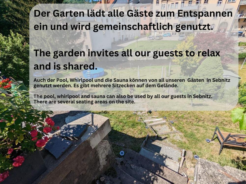 Zi1 - Urlaubsmagie - Erholung Mit Whirlpool & Sauna Sebnitz Exteriér fotografie