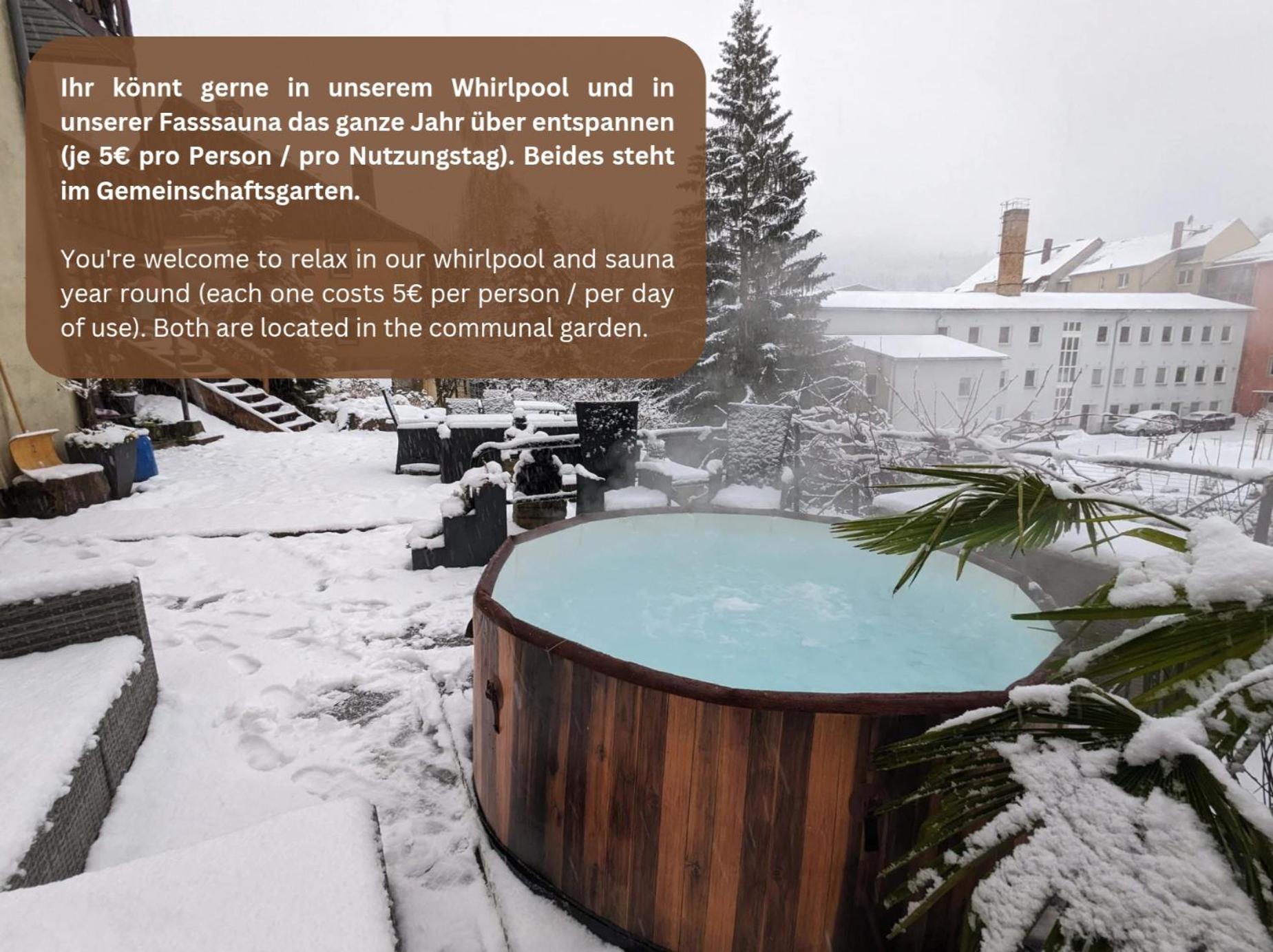 Zi1 - Urlaubsmagie - Erholung Mit Whirlpool & Sauna Sebnitz Exteriér fotografie